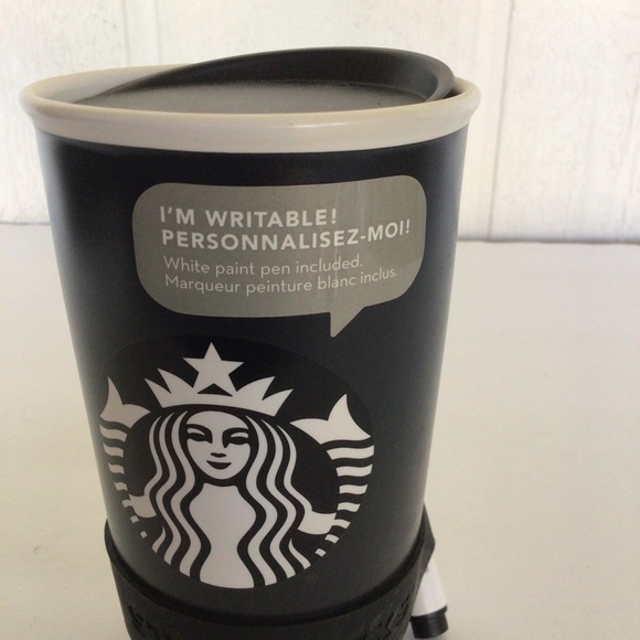 STARBUCKS BLACK TRAVEL TUMBLER 12 OZ NWT - Picture 3 of 10
